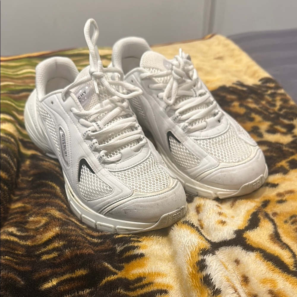 Givenchy White Mesh Sneakers